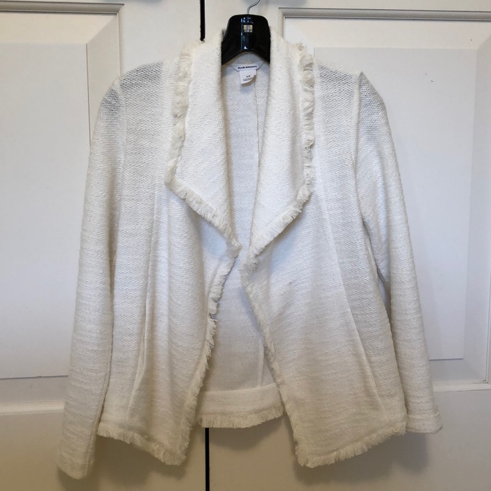 Club Monaco white blazer